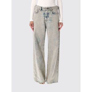 Diesel Women Diesel 1996 D-Sire-Yu Low-Rise Wide Leg Bleached Denim Jeans